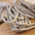 sznurowadła lniane, linen shoelace.