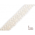 koronka lniana linen lace