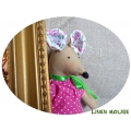 mysza fabric mouse doll