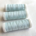 nici lniane błękitne, light blue linen threads.