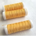 nici lniane żółte, yellow linen threads.