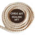 sznurek bawełniany pleciony braided cotton cord