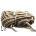 gruby sznurek lniany, thick linen cord.