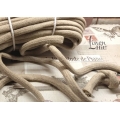 gruby sznurek lniany, thick linen cord.