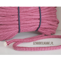 lina w kratkę cotton rope checkered