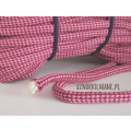 lina w kratkę cotton rope checkered