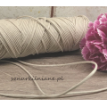 sznurek lniany pleciony woskowany linen cord