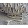 sznurek lniany pleciony plaited linen cord