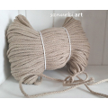 sznurek lniany pleciony braided linen cord