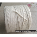 sznurek lniany biały white linen cord
