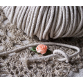 sznurek lniany pleciony plaited linen cord