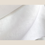 biała tkanina lniana white linen fabric