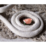 lina lniana pleciona plaited linen rope