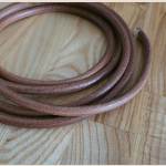 pasek skóra do starej maszyny, leather belt for old sewing machine.