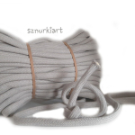 sznurek bawełniany szary grey cotton cord