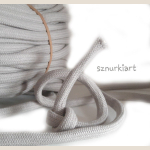 sznurek bawełniany szary grey cotton cord