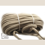 gruby sznurek lniany, thick linen cord.