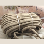 gruby sznurek lniany, thick linen cord.