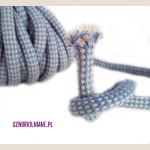 sznurek bawełna w kratkę checkered cotton cord
