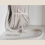 lina w kratkę cotton rope checkered