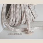 lina w kratkę cotton rope checkered