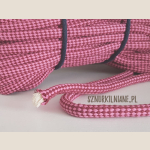 lina w kratkę cotton rope checkered