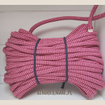lina w kratkę cotton rope checkered