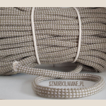 lina w kratkę cotton rope checkered