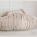 sznurek lniany pleciony plaited linen cord