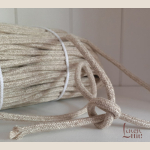 sznurek lniany pleciony linen braided cord