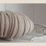 sznurek lniany pleciony linen braided cord
