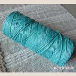 SZNUREK LNIANY 0,9 mm Ciemny Turkus Mini Szpulka 30mb