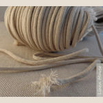sznurek lniany pleciony plaited linen cord
