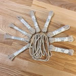 sznurówki lniane, linen shoelaces.