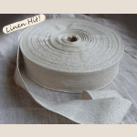 taśma lniana szeroka linen ribbon