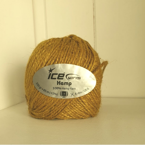 włóczka konopna, hemp yarn.