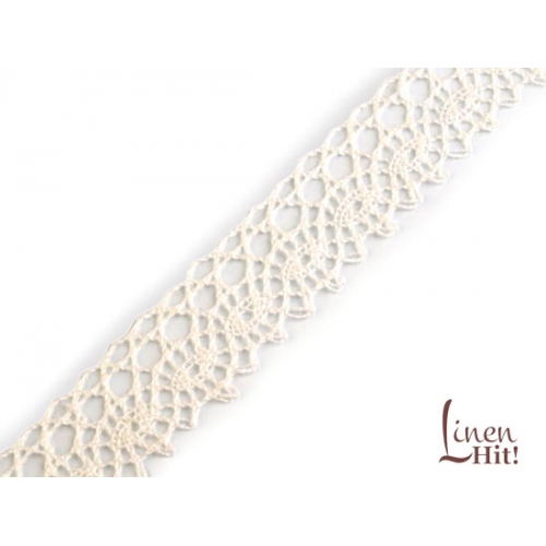 koronka lniana linen lace