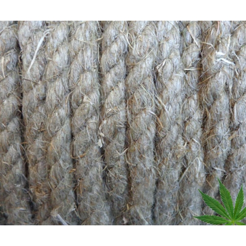 lina konopna gruba, thick hemp rope.