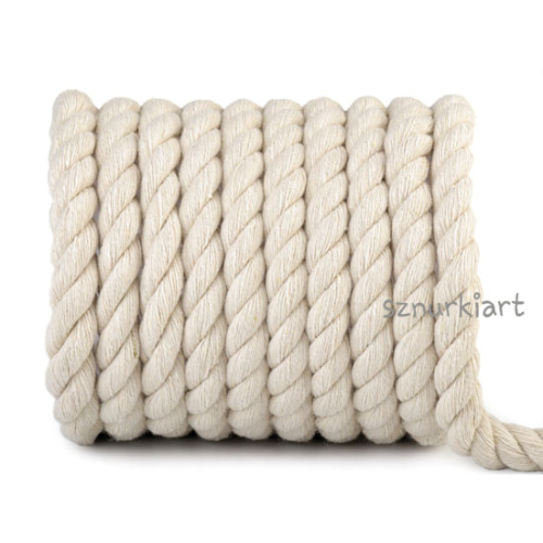 lina bawełniana skręcana twisted cotton rope