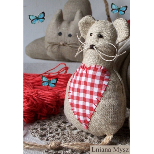 lniana mysz linen mouse