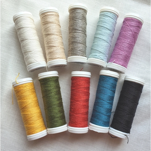 nici lniane 70 m, linen threads 70 m long.