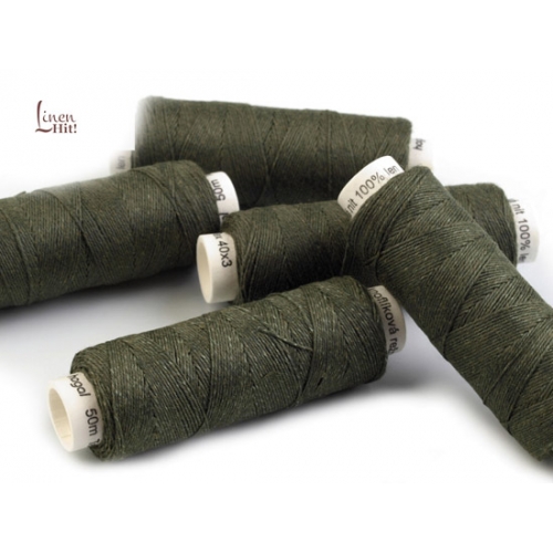 lniane nici linen thread