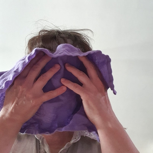 ręcznik lniany do twarzy linen face towel