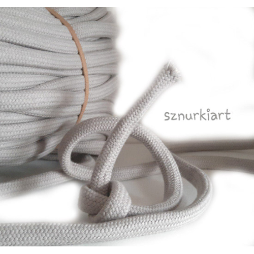 sznurek bawełniany szary grey cotton cord
