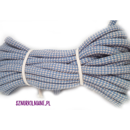 sznurek bawełna w kratkę checkered cotton cord