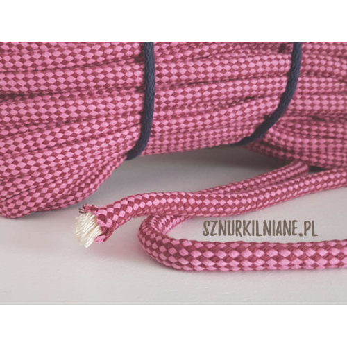 lina w kratkę cotton rope checkered