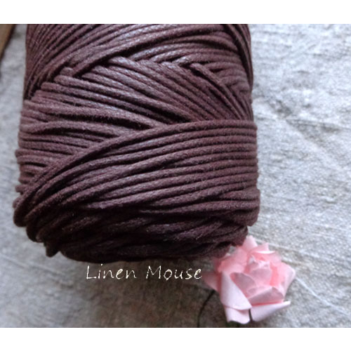 sznurek bawełniany woskowany waxed cotton cord