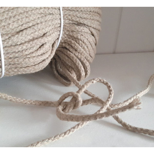 sznurek lniany pleciony braided linen cord