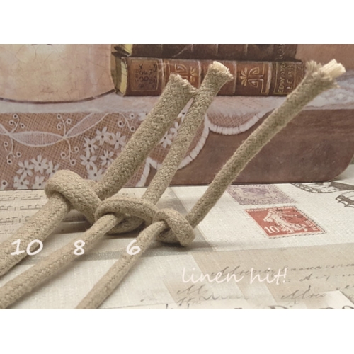 sznur lniany pleciony plaited linen cords