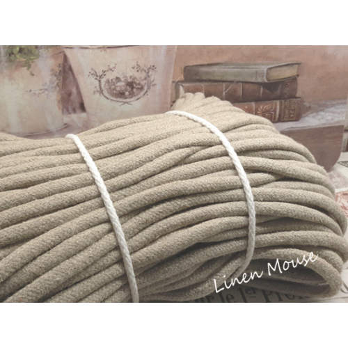 sznur lniany pleciony plaited linen cords